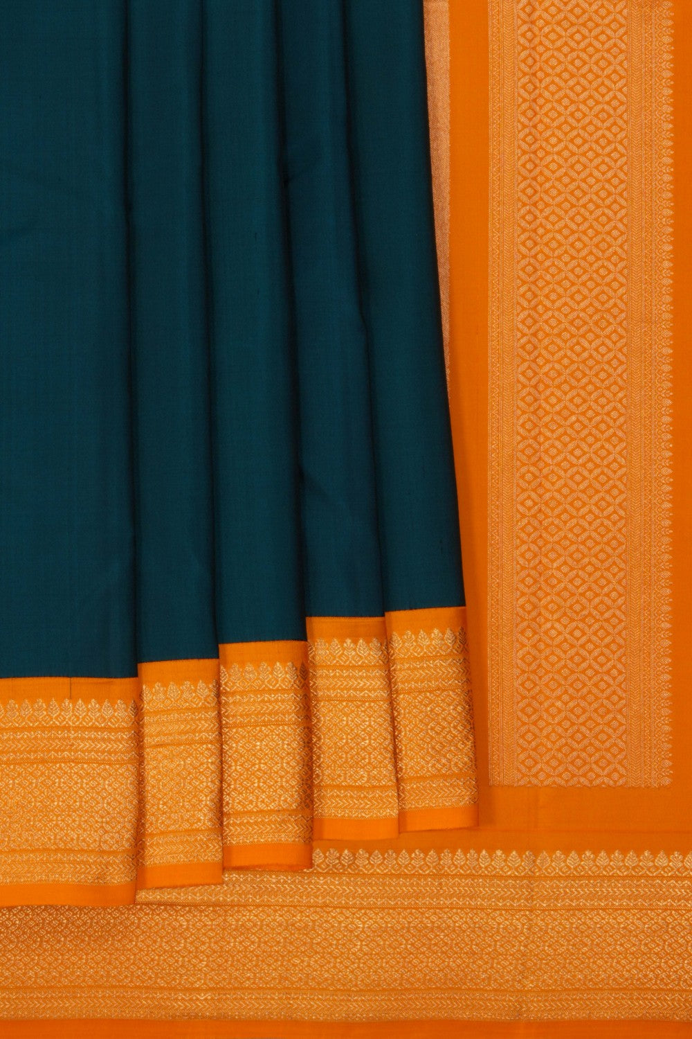 Image of South Silk Blue Saree
